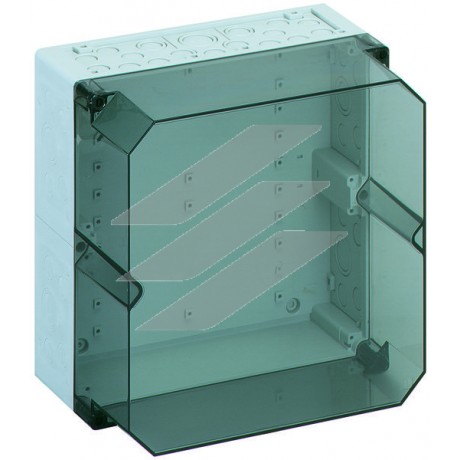 Корпус порожній AKi 2-th, (300х300х210мм), висока прозора кришка, IP65, полікарбонат, армований скловолокном, кришка - полікарбонат, прозорий, Spelsberg